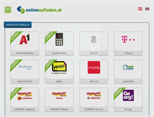 Tablet Screenshot of onlineaufladen.at